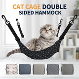 Lamb Fleece Cat Hanging Beds Pets Cage Hammock Bed For Kitten Hanging
