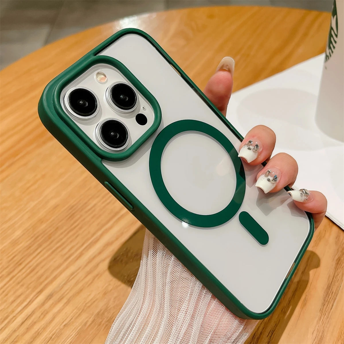 Luxury Shockproof Magsafe Wireless Charge Case for iPhone 17 16 Plus 15 14 13 12 11 Pro Max XR 17Air Clear Magnetic Bumper Cover