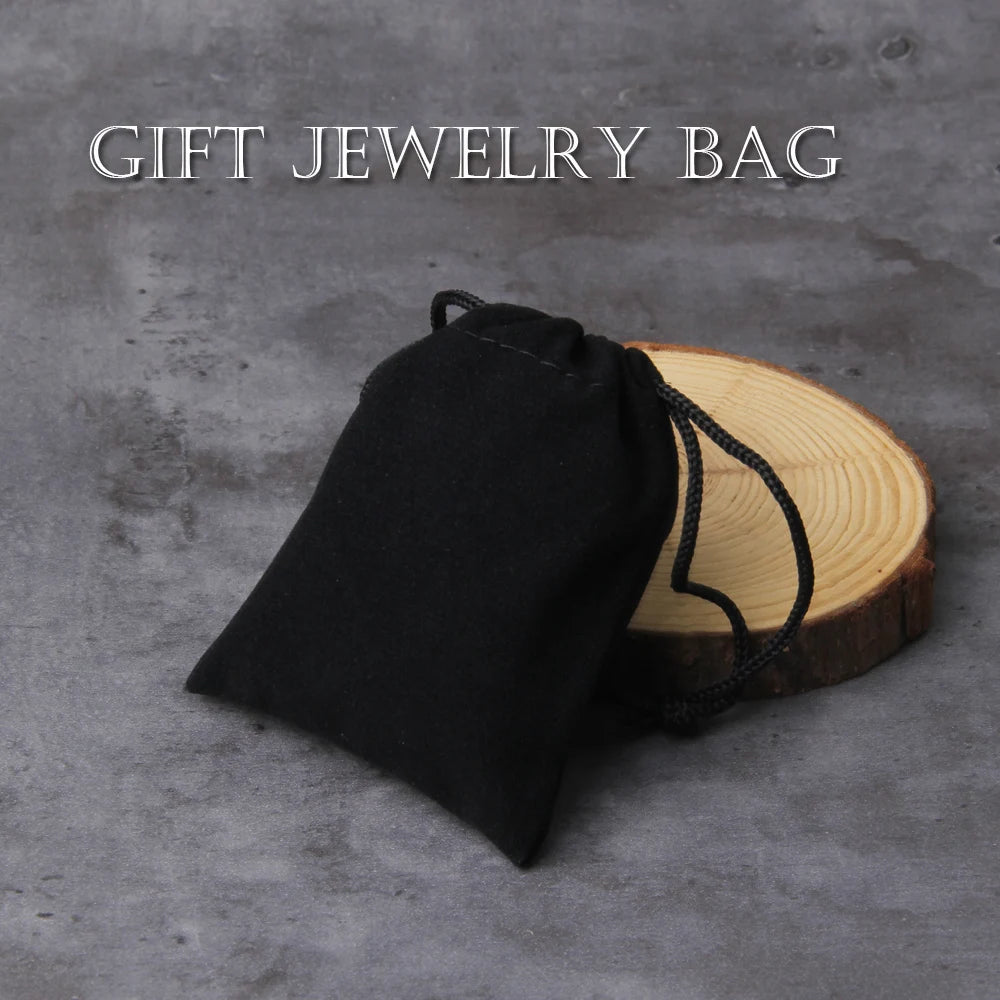 Viking Thor Thor hammer pendant necklace titanium steel wolf head chain necklace Viking Retro jewelry