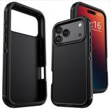Black For iPhone 17/17 Air/17 Pro/17 Pro Max Case Heavy Duty Shockproof Hard Protective Rugged Hybrid 3-Layers Cover