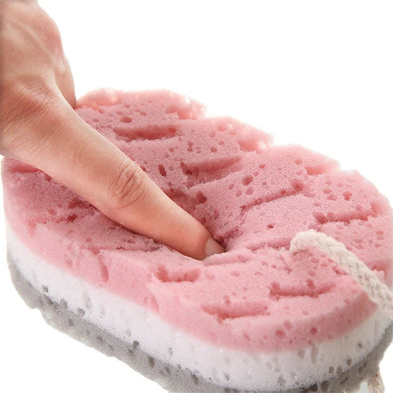1PC Sponge Bath Ball Shower Rub For Whole Body Exfoliation Massage Brush Scrubber Body Brush Sponge Brush Bathroom Accessories