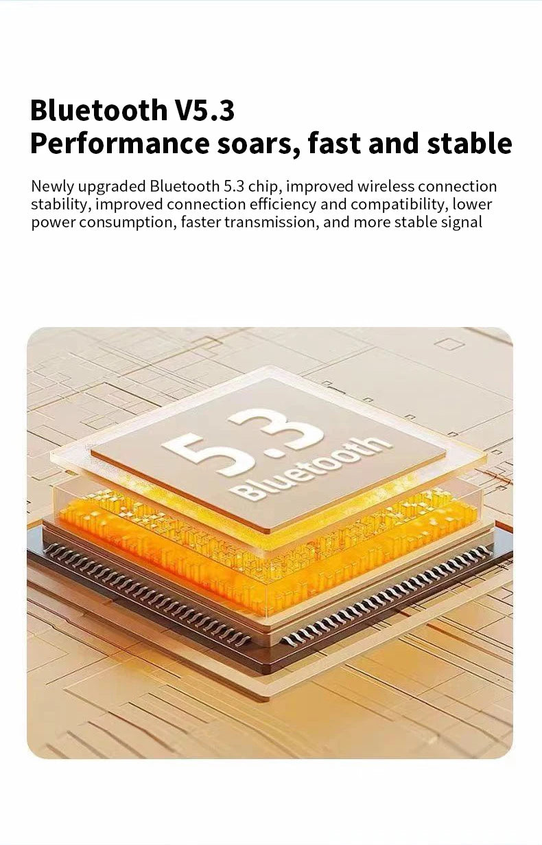 MZYMI ANC Wireless Headphone T73 TWS Bluetooth In Ear ENC Headset Touch Control Active Noise Cancelling Sport Earphone With Mic