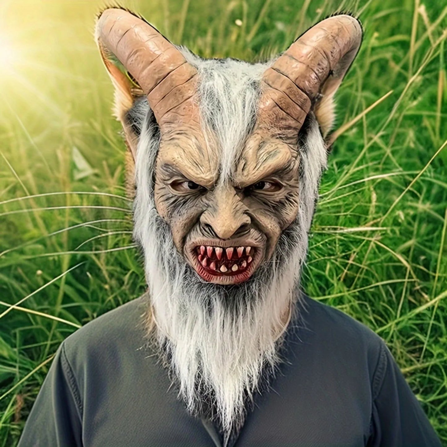 Dark Night Diablo Latex Mask, Realistic Face Mask, Halloween Christmas Party, Role Play, Bar Party Masks,   masquerade mask