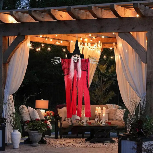 Halloween Outdoor Witch With Adjustable Hat And Hands Witch Decor Outdoor Outdoor Halloween Decorations Outdoor For Halloween