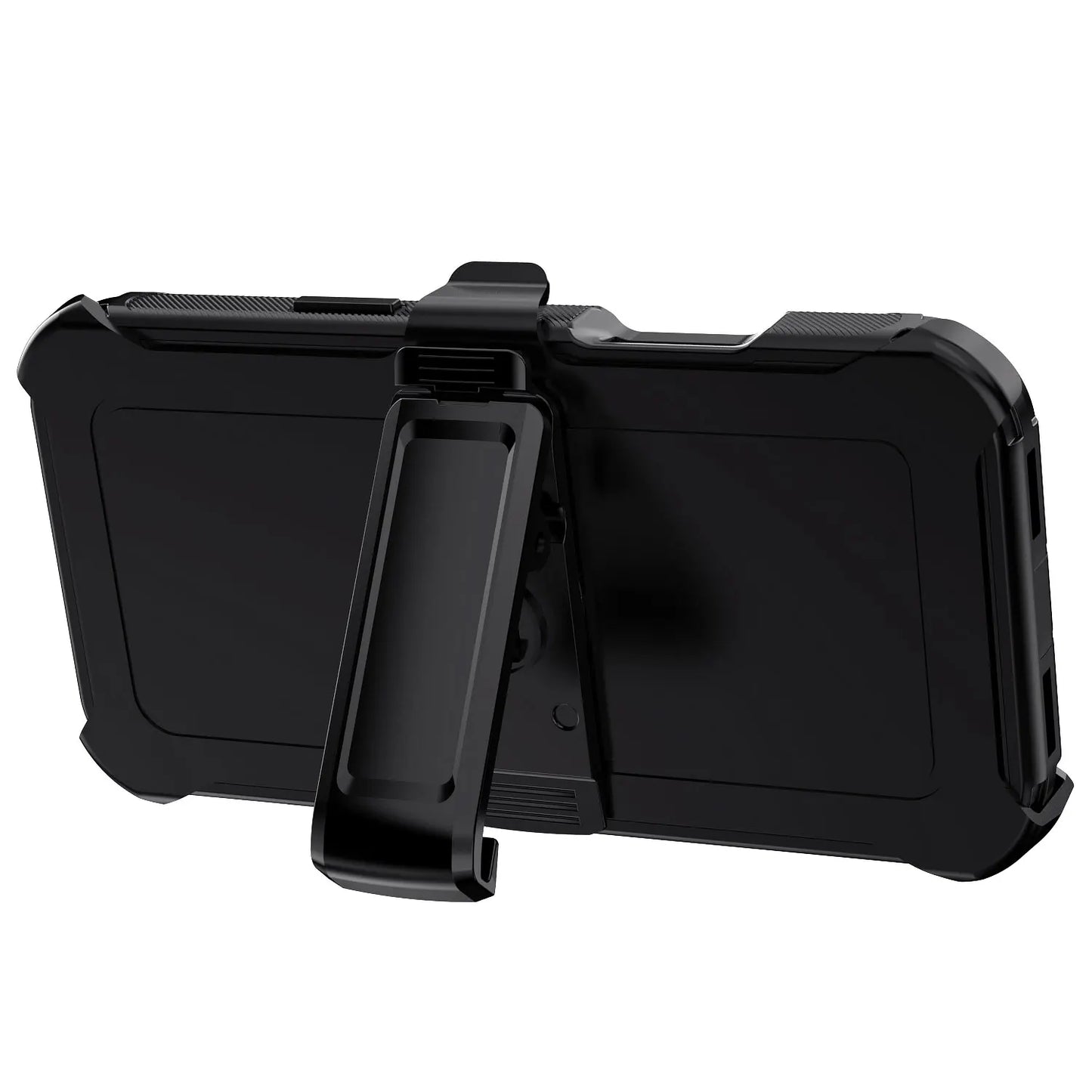 Black For iPhone 17/17 Air/17 Pro/17 Pro Max Case Heavy Duty Shockproof Protective Hard Rugged Hybrid 3-Layers Cover With Clip