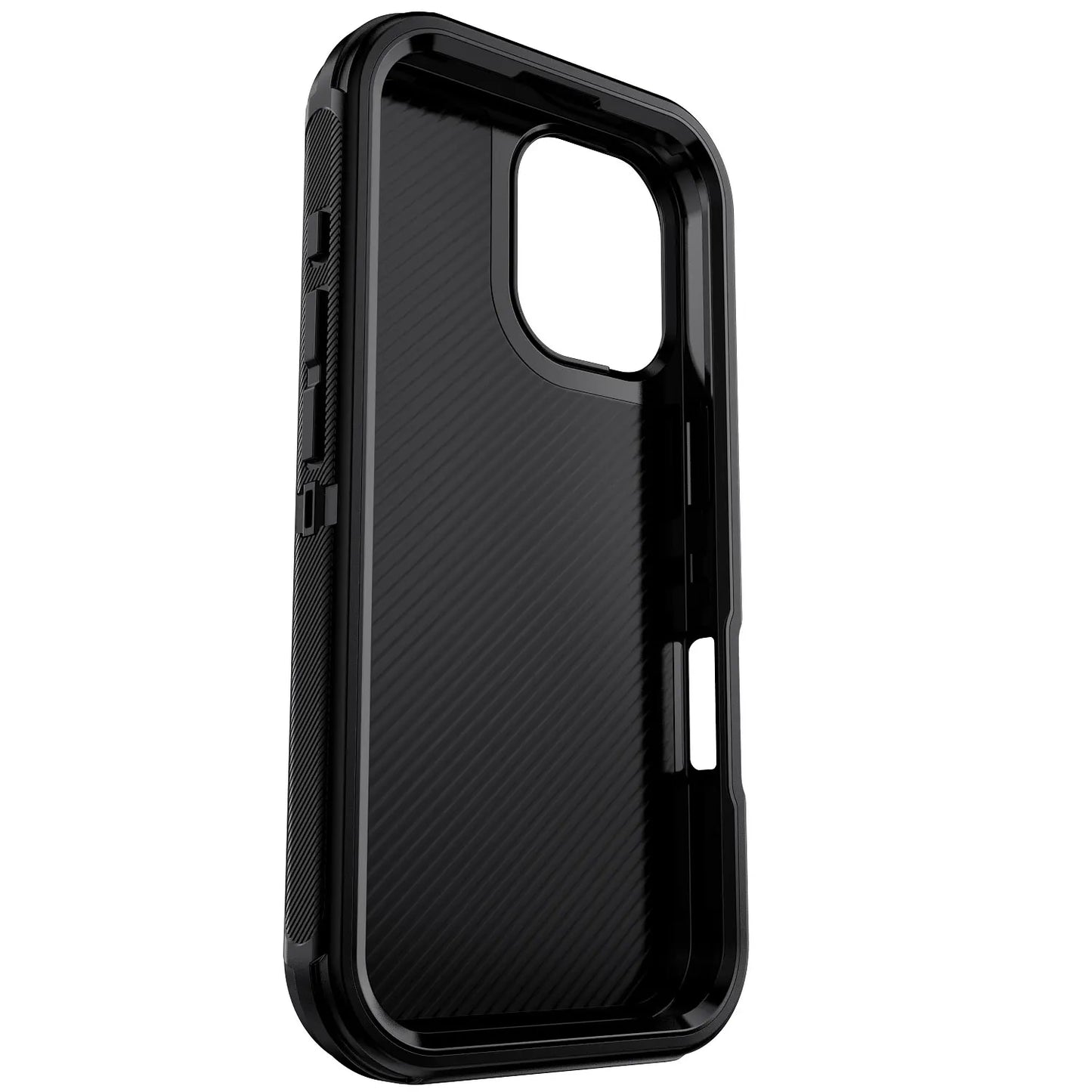 Black For iPhone 17/17 Air/17 Pro/17 Pro Max Case Heavy Duty Shockproof Protective Hard Rugged Hybrid 3-Layers Cover With Clip