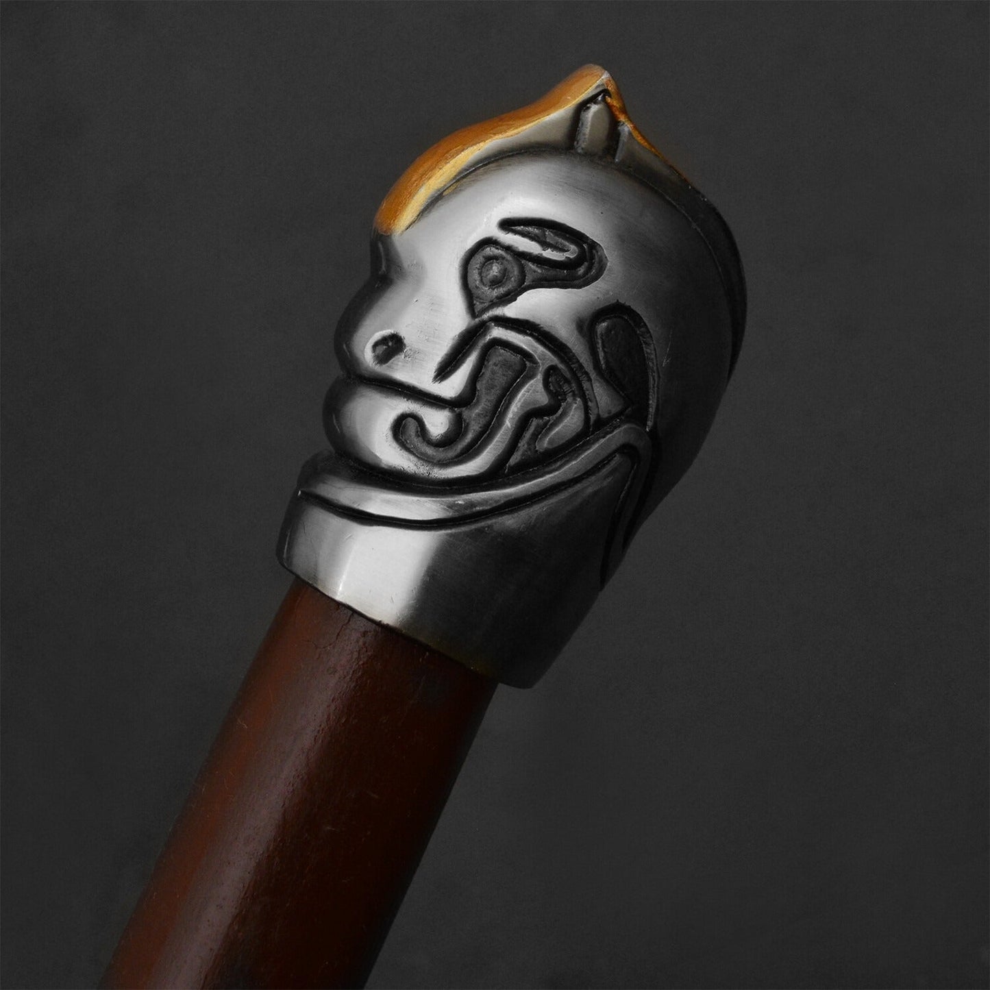 Handcrafted Fantasy Viking Style Axe – Decorative Collectible Gift with Engraved Design