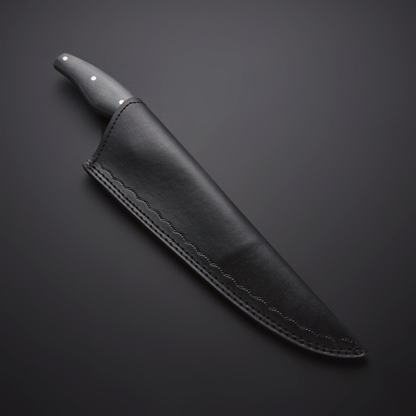 Premium Fixed Blade Chef Knife – Razor Sharp Kitchen Knife for Professional Cooking Meat Vegetables & BBQ Mastery