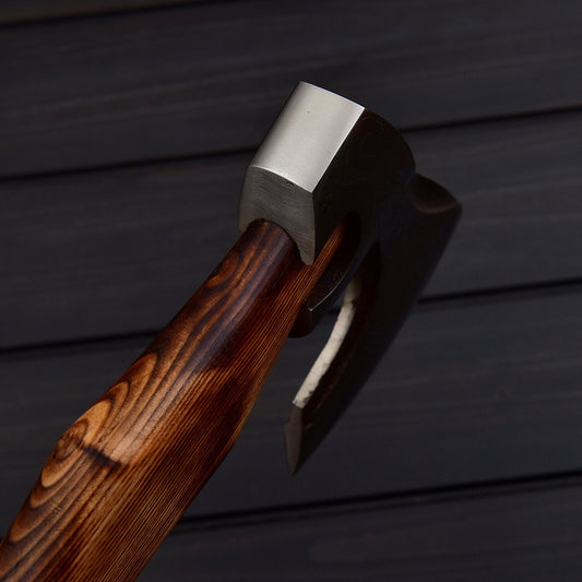 Forged Carbon Viking Tomahawk  Battle Ready Axe for Warriors Collectors & Outdoor Survival in USA πΊπΈ