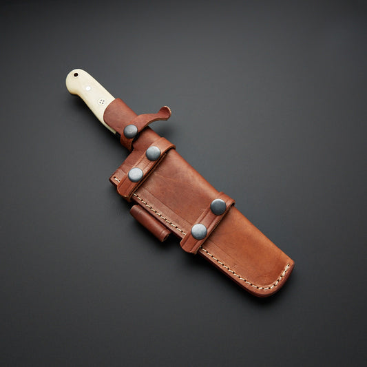 INSANE Bone-Crushing Horn & Walnut Deba Chef Knife  The Ultimate Japanese Kitchen Weapon