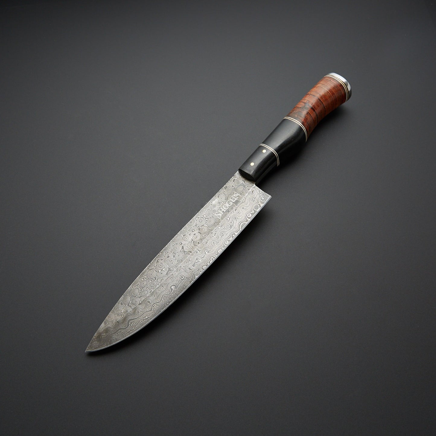 Premium Micarta & Leather French Chef Knife Unmatched Precision & Durability for Home Cooks and Professionals