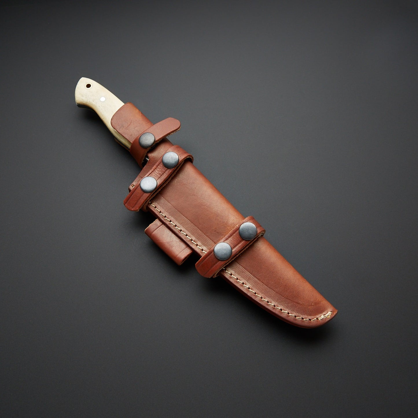 Premium Twist Damascus Santoku Chef Knife 7.25 Razor Sharp Bone Handle Pro Kitchen Essential USA