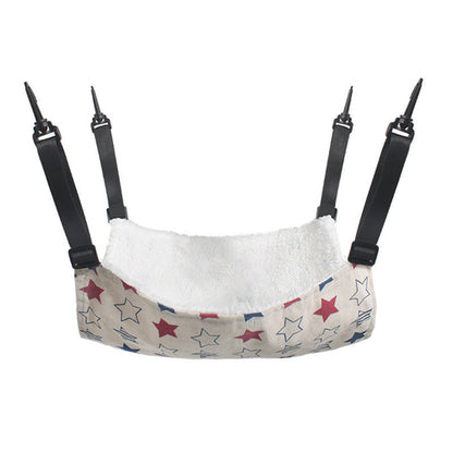 Lamb Fleece Cat Hanging Beds Pets Cage Hammock Bed For Kitten Hanging