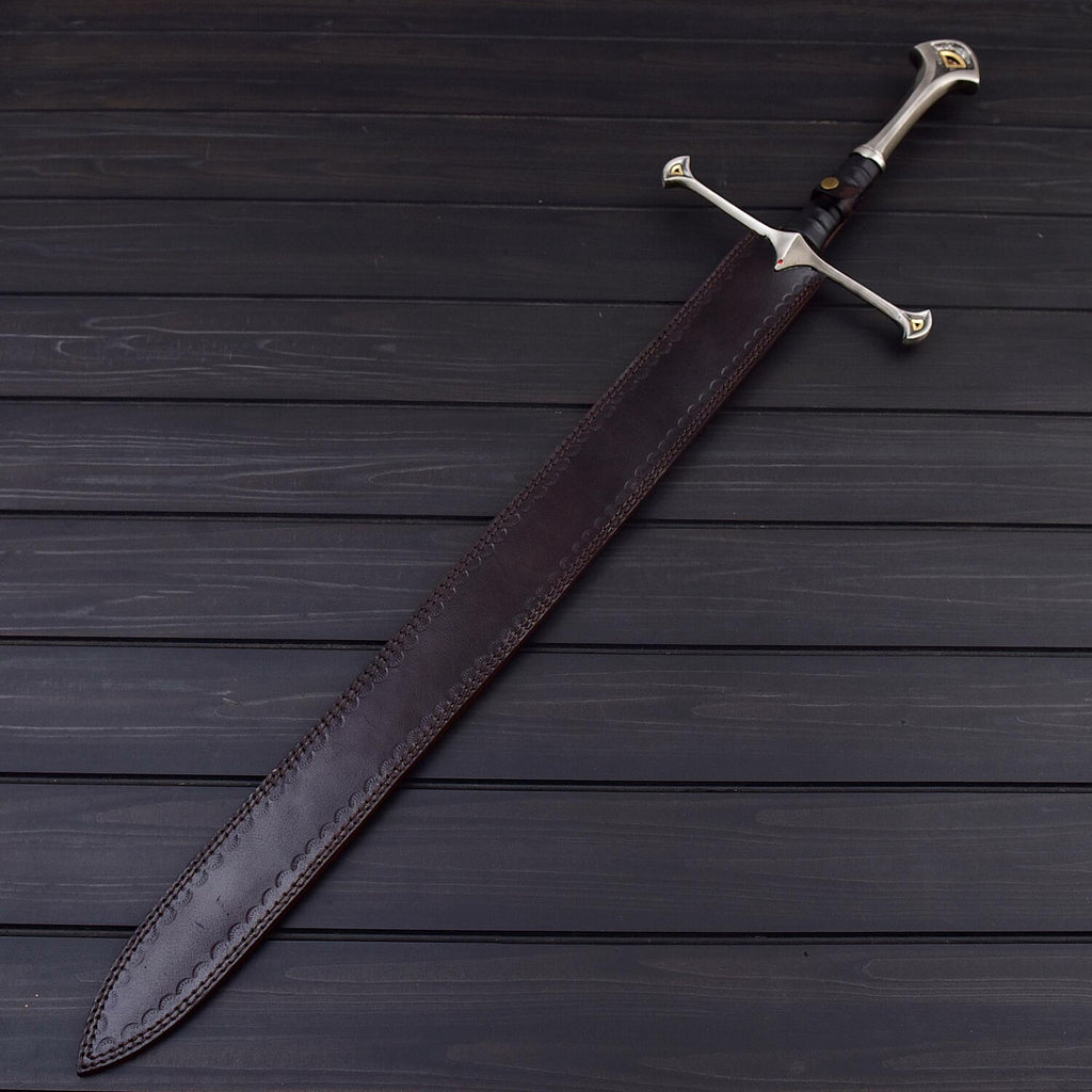 Epic Damascus Narsal Sword  Hand Forged Viking Style Blade  Ultimate Collectible for Warriors & History Lovers