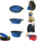 1PC Folding Silicone Dog Bowl Outfit Portable Travel Bowl For Dog Feeder Utensils Small Mudium Dog Bowls Pet Accessories