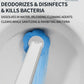 Hygienic Disposable Toilet Brush Set -Toilet Cleaning Kit with Storage Caddy&Replaceable Heads, Deep Cleaning Bathroom Accessory