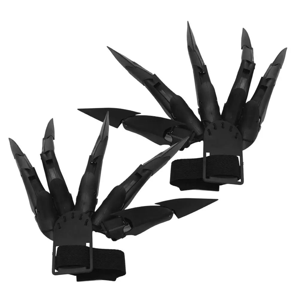 Halloween Articulated Fingers Easy To Put On And Unload 3D Printed Finger Extensions Scary Skeleton Hand Bone Claw For Halloween