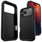 Black For iPhone 17/17 Air/17 Pro/17 Pro Max Case Heavy Duty Shockproof Hard Protective Rugged Hybrid 3-Layers Cover