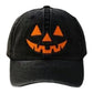 Halloween Pumpkin Face Baseball Hats for Men/Women Pumpkin Embroidery Baseball Caps for Outdoor Activities Like Hiking Fishing