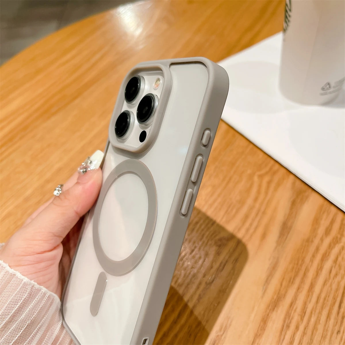 Luxury Shockproof Magsafe Wireless Charge Case for iPhone 17 16 Plus 15 14 13 12 11 Pro Max XR 17Air Clear Magnetic Bumper Cover