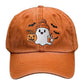 Halloween Pumpkin Face Baseball Hats for Men/Women Pumpkin Embroidery Baseball Caps for Outdoor Activities Like Hiking Fishing