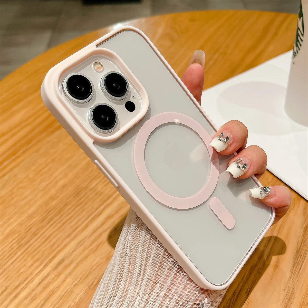 Luxury Shockproof Magsafe Wireless Charge Case for iPhone 17 16 Plus 15 14 13 12 11 Pro Max XR 17Air Clear Magnetic Bumper Cover