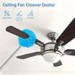 Reusable Microfiber Ceiling Fan Duster Set for Home & RVs - Effortless Cleaning Brush with Dust-Locking Technology