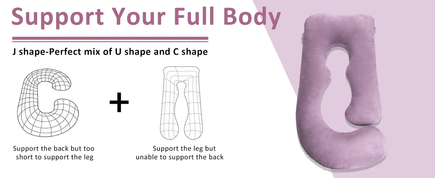 Pregnancy Pillows for Sleeping Large, Body Pillows for Adults, Valentine's Day Gifts