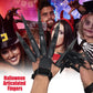 Halloween Articulated Fingers Easy To Put On And Unload 3D Printed Finger Extensions Scary Skeleton Hand Bone Claw For Halloween