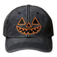 Halloween Pumpkin Face Baseball Hats for Men/Women Pumpkin Embroidery Baseball Caps for Outdoor Activities Like Hiking Fishing