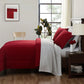 7 Piece Reversible Bed in a Bag Comforter Set with Flat Sheet Fitted Sheet Pillowcases Shams Machine Washable Polyester