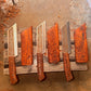 Handcrafted Nordic-Inspired Artisan Display Piece – 12 Overall Length Engraved Wood Handle