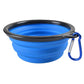 COLLAPSIBLE SILICONE TRAVEL PET BOWL