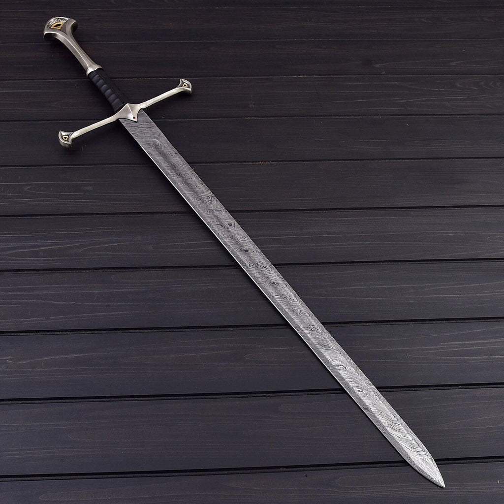 Epic Damascus Narsal Sword  Hand Forged Viking Style Blade  Ultimate Collectible for Warriors & History Lovers