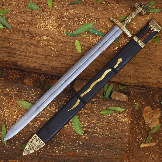 Castle Keep Viking Longsword – Norse-Inspired Medieval Sword with Scabbard