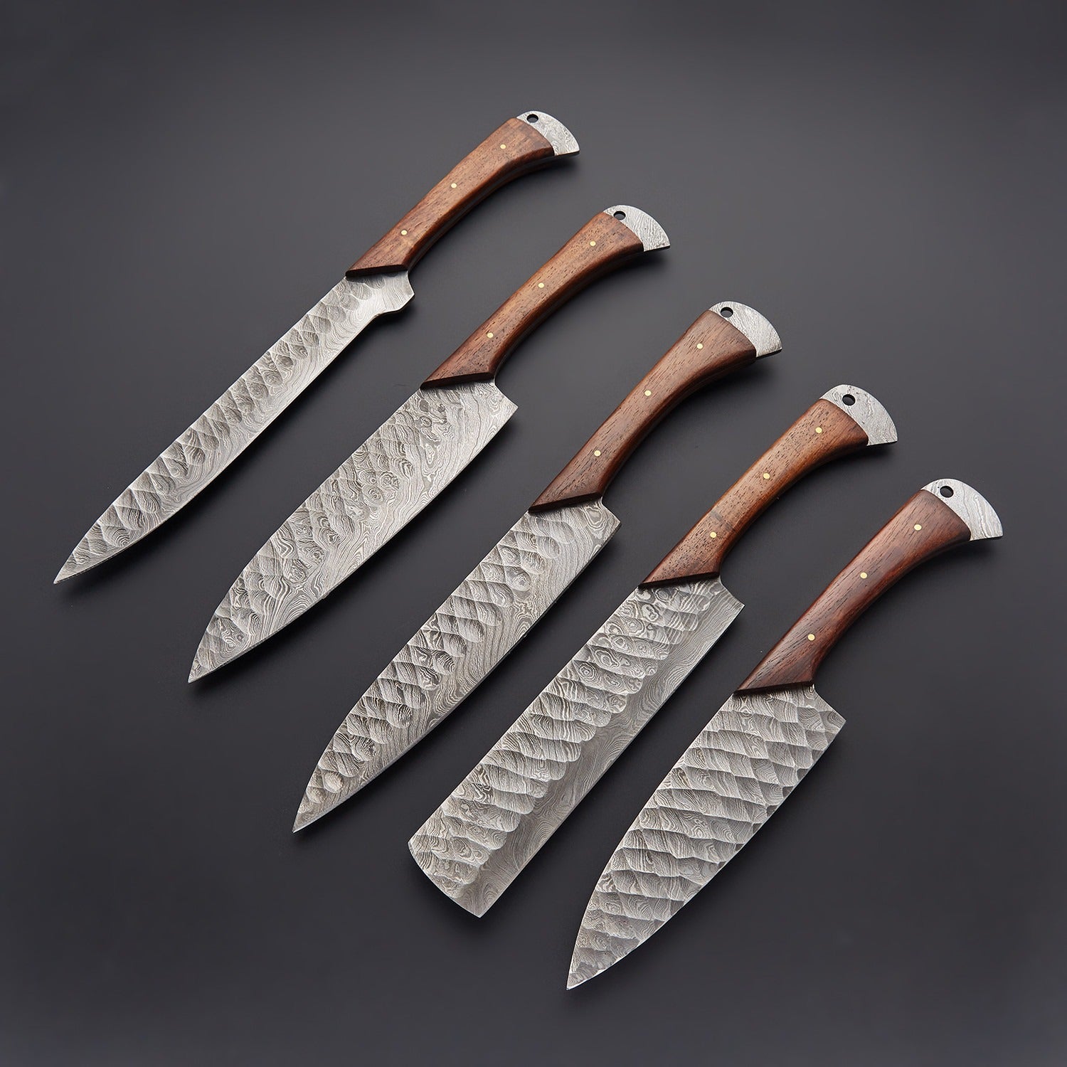 5-Piece Professional Chef Knife Set – Ultra Sharp Kitchen Knives for Home & Restaurant Cooking | Premium Stainless Steel Cutlery USA