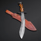 Premium Ironwood & Olive Wood Hunting Knife – Handcrafted Fixed Blade | Survival Camping & Outdoor Adventure Gear USA