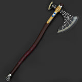 Handcrafted Fantasy Viking Style Axe – Decorative Collectible Gift with Engraved Design