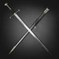 Medieval Style Decorative Sword – Stainless Steel Display Collectible (Matte Gray Finish)