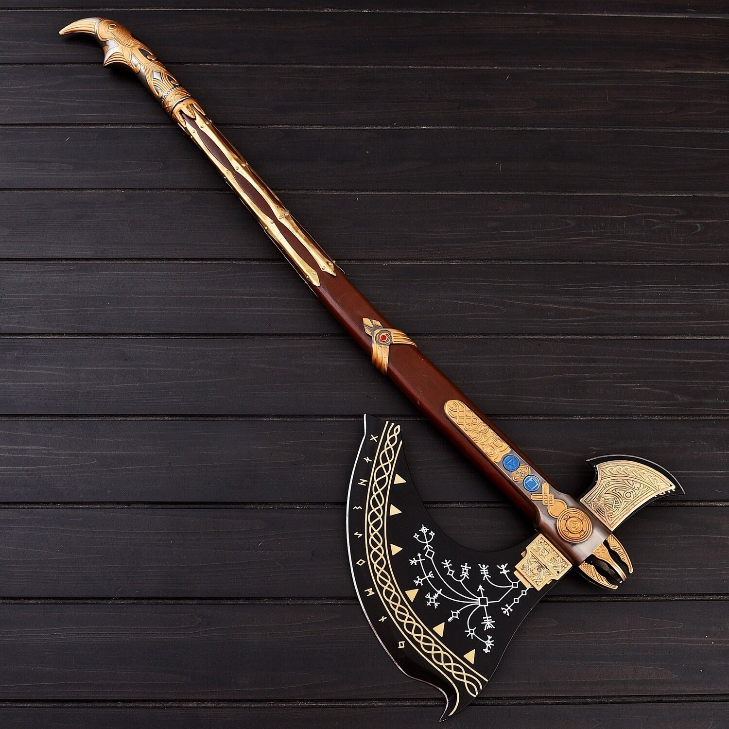 Hand-Forged 41 High Carbon Steel Sword – 1095 Steel Battle Ready Medieval Replica with Leather Sheath | Collectible & Display Piece US