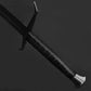 Medieval Viking Style Decorative Sword – Carbon Steel Display Collectible with Leather Sheath
