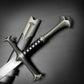 Medieval Style Decorative Sword – Stainless Steel Display Collectible (Matte Gray Finish)