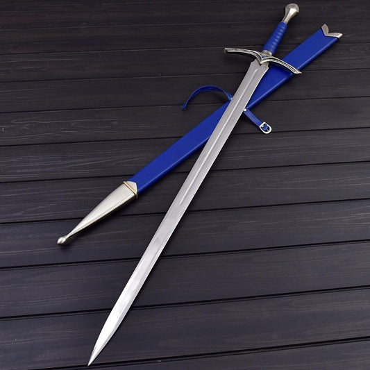 Decorative Stainless Steel Double Edge Sword – 44 Display & Collector Piece