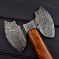 Double Head Viking Tomahawk Axe – Brutal Battle-Ready Throwing Axe | Handmade High Carbon Steel Warrior Weapon
