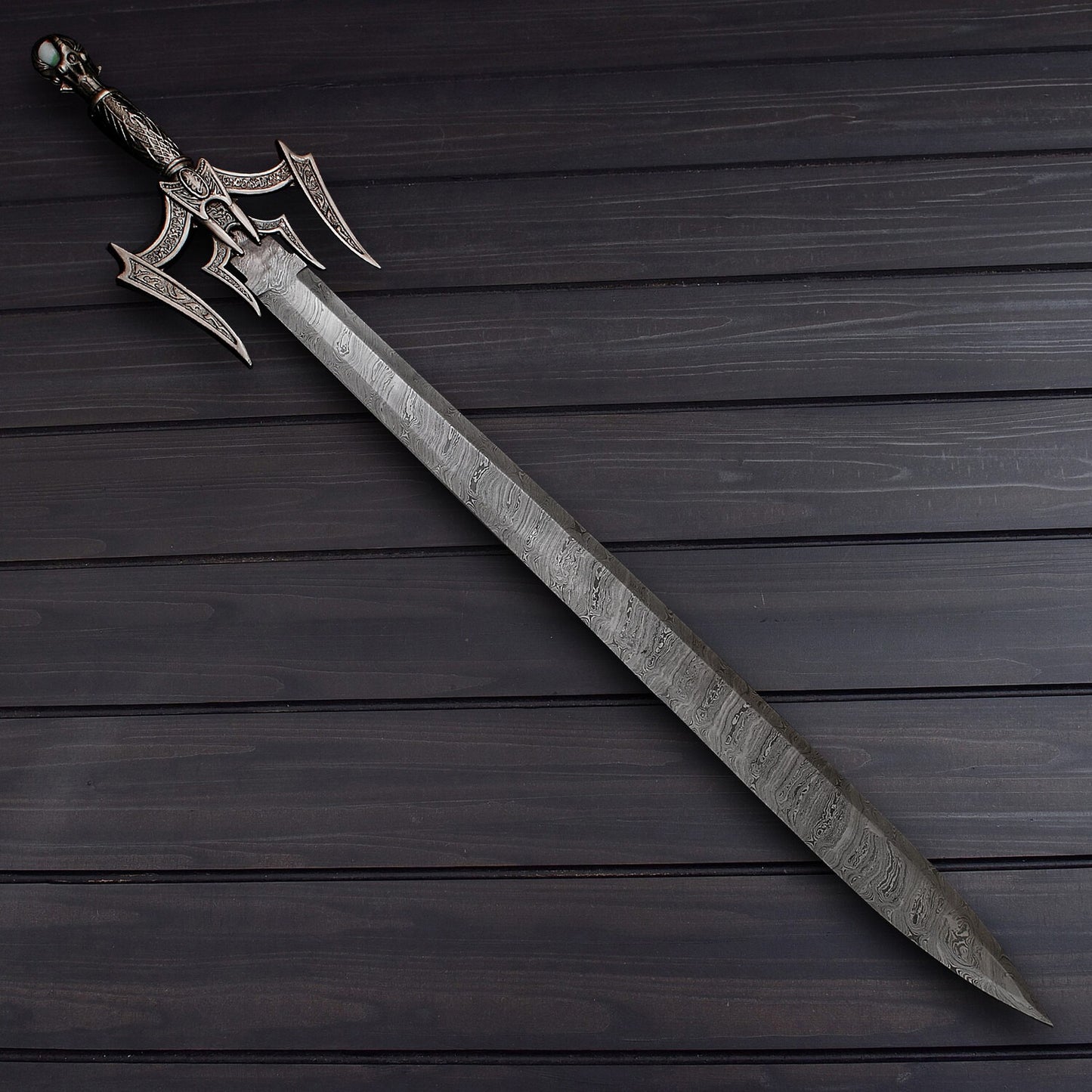 Luciendar Sword of Light – Legendary Damascus Steel Fantasy Sword | Viking Medieval Collectible Blade