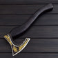 Golden Lion Damascus Tomahawk  Hand Forged Viking Axe  Collectible Battle Axe  Survival Camping & Display Weapon USA