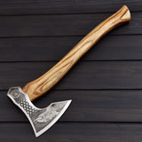 Hand Forged Viking Tomahawk  Battle Ready Axe  Authentic Norse Weapon for Collectors & Outdoor Warriors US