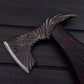 Black Forged Tomahawk – Handcrafted Battle Axe | Viking Throwing Axe | Survival & Tactical Tool USA