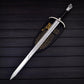 Handmade Viking Style Longclaw Sword – 41 Decorative Stainless Steel Replica with Leather Sheath