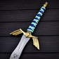 30" Double-Edge Stainless Steel Sword with Leather Wrapped Handle – 41.5" Overall Length